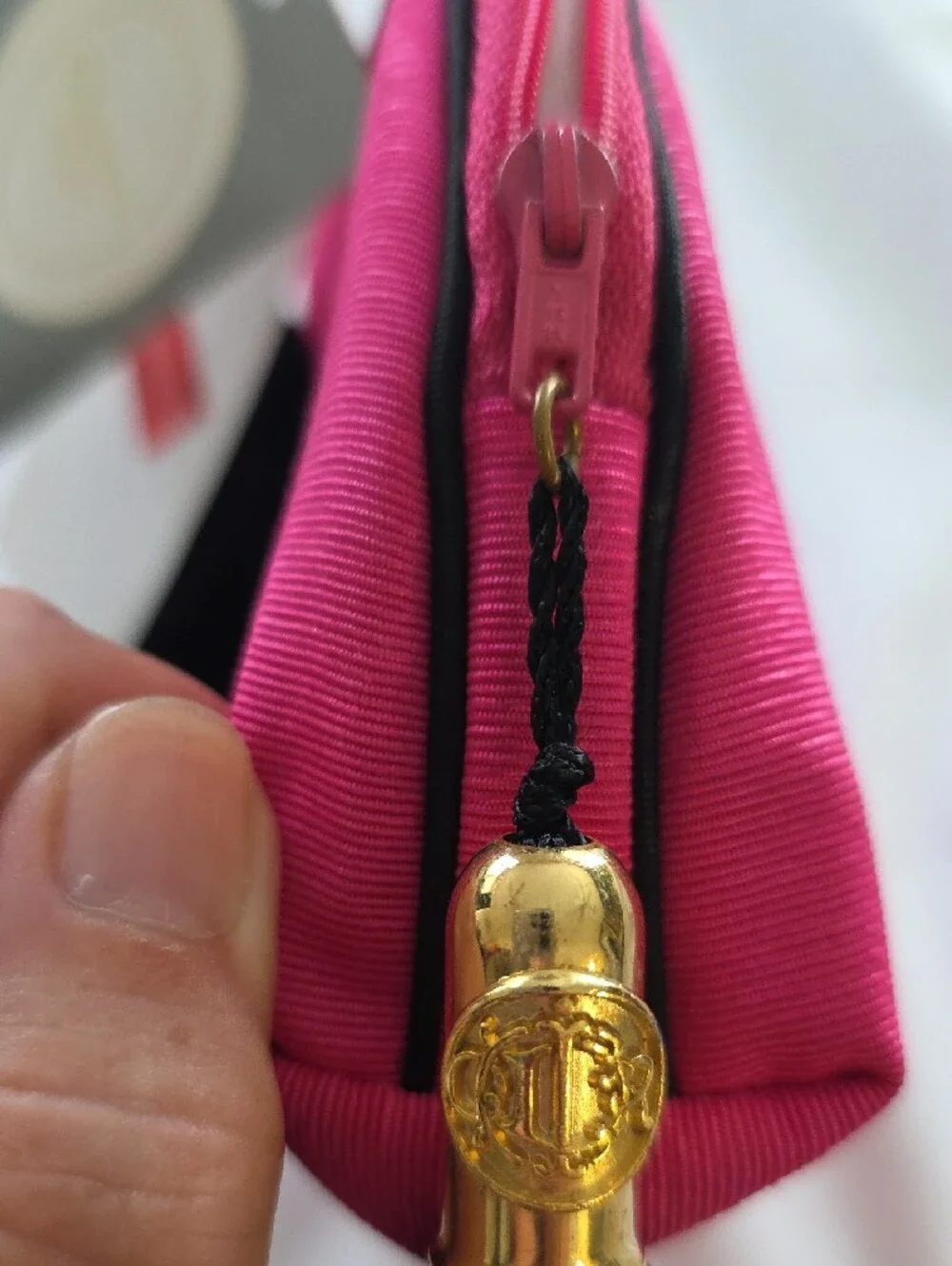 Vintage Rare 80s Authentic Christian Dior Hot Pink Bow & Tassel Lined Bag New